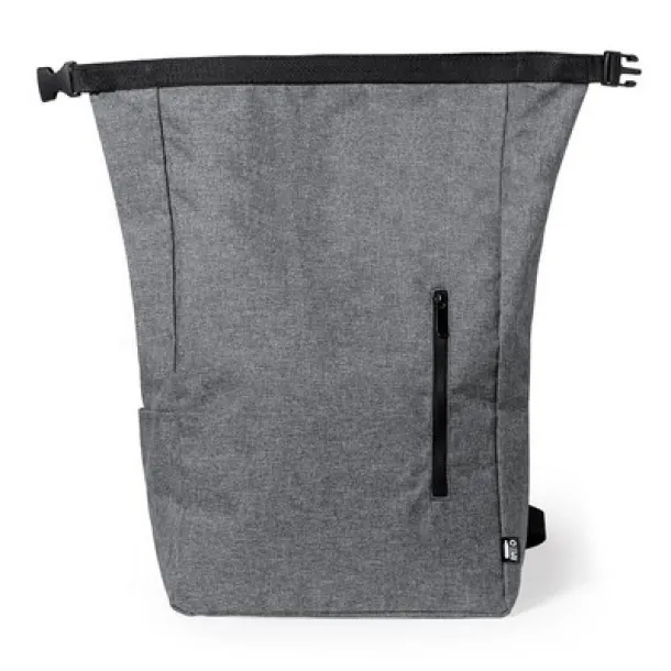  RPET water resistant backpack graphite