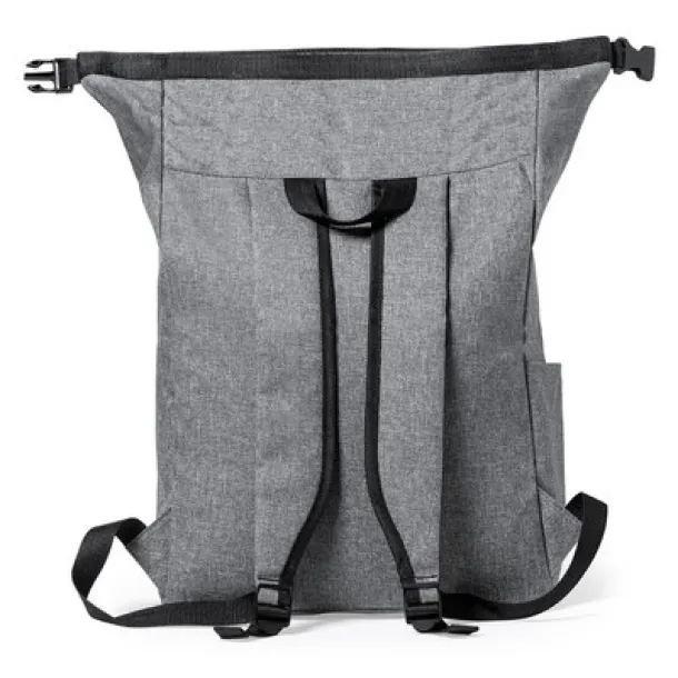  RPET water resistant backpack graphite