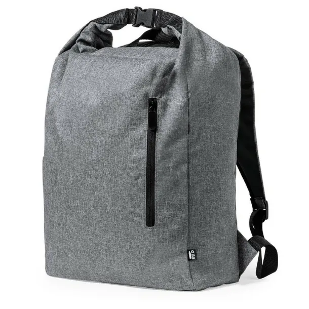  RPET water resistant backpack graphite