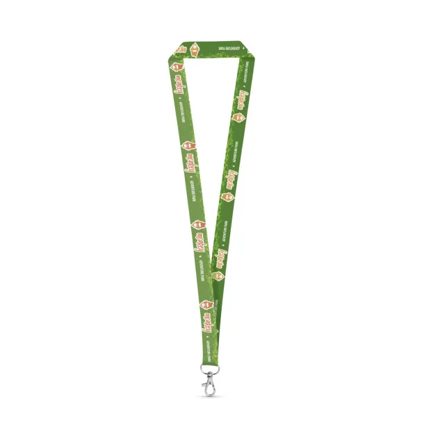 WINDSOR RPET sublimation lanyard White