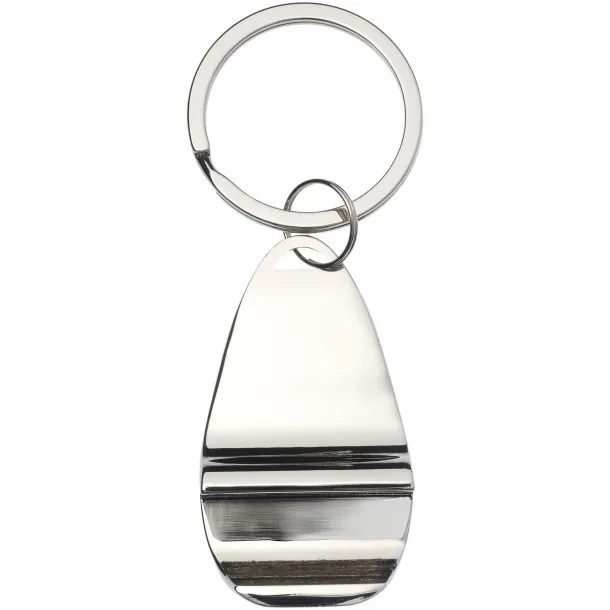 Don bottle opener keychain - Bullet Silver