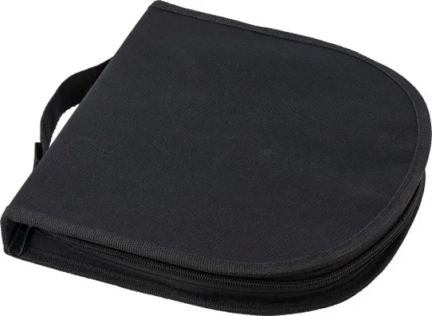JACQUES Canvas picnic travel pouch Crna