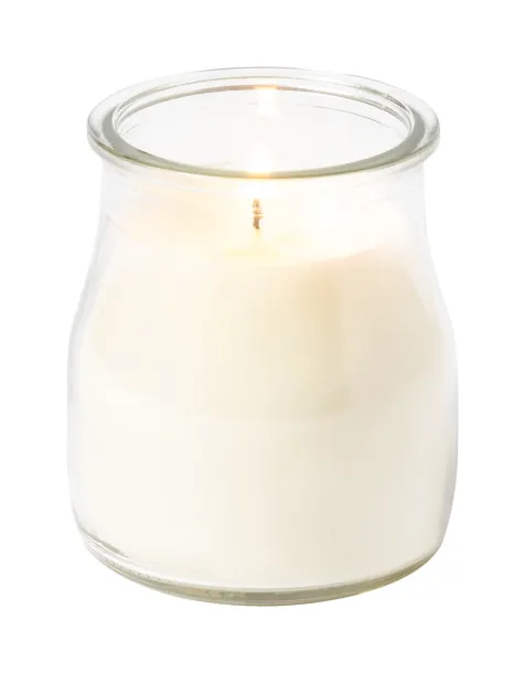 Saicer candle, vanilla White