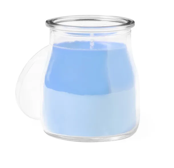 Saicer candle, vanilla Blue