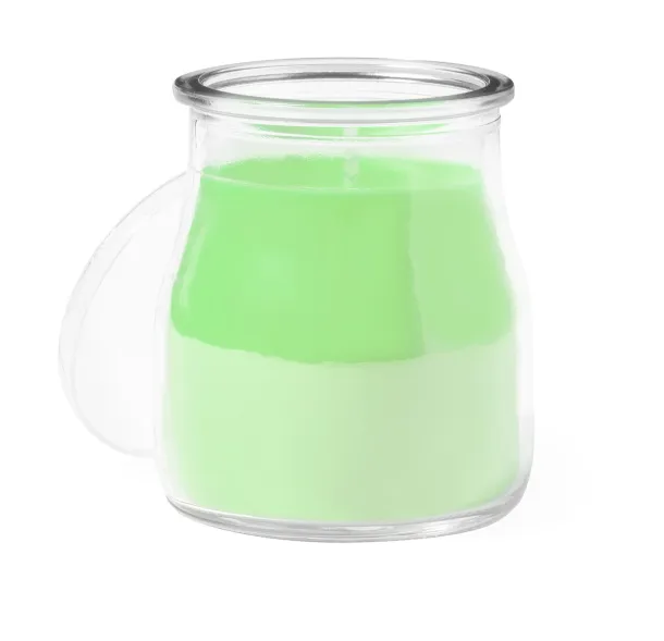 Saicer candle, vanilla Green