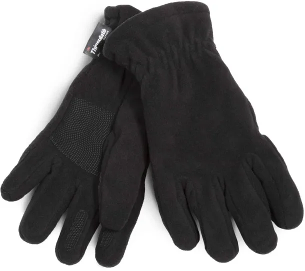  THINSULATE™ POLAR-FLEECE GLOVES - K-UP Black