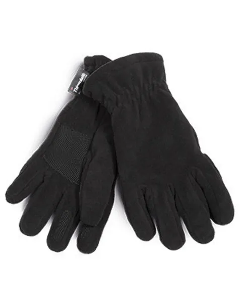  THINSULATE™ POLAR-FLEECE GLOVES - K-UP Black