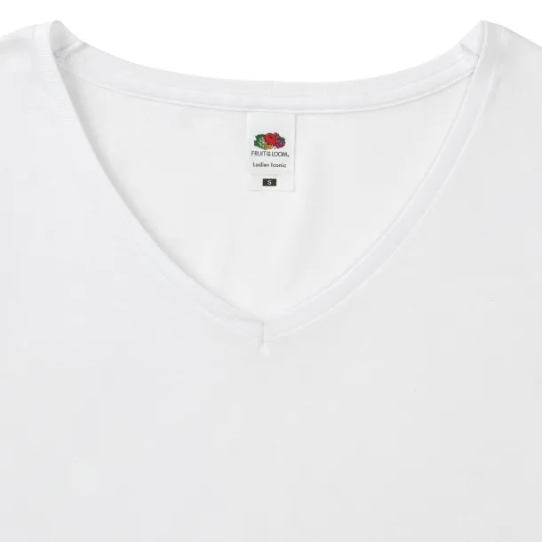 Iconic V-Neck Women ženska majica kratkih rukava Bijela