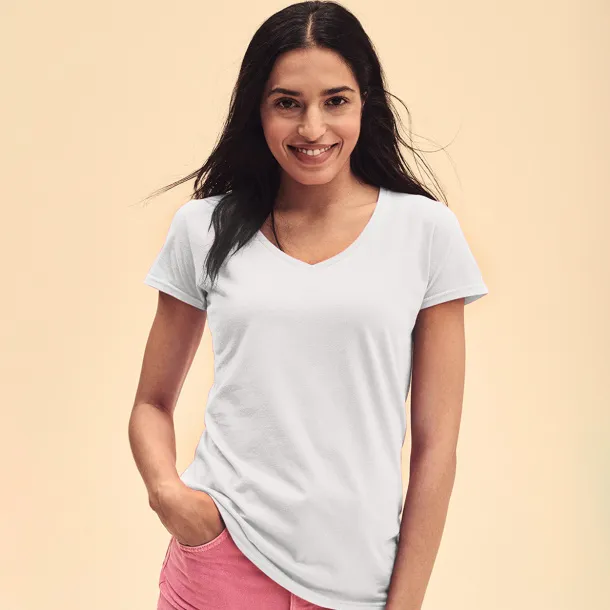 Iconic V-Neck Women ženska majica kratkih rukava Bijela