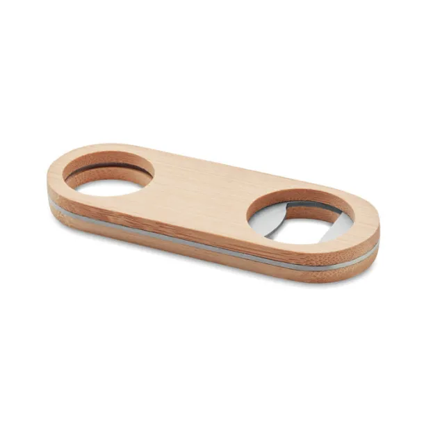 VALBAMPER Oval Bamboo bottle opener Wood