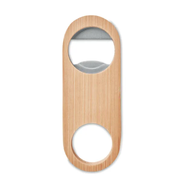 VALBAMPER Oval Bamboo bottle opener Wood