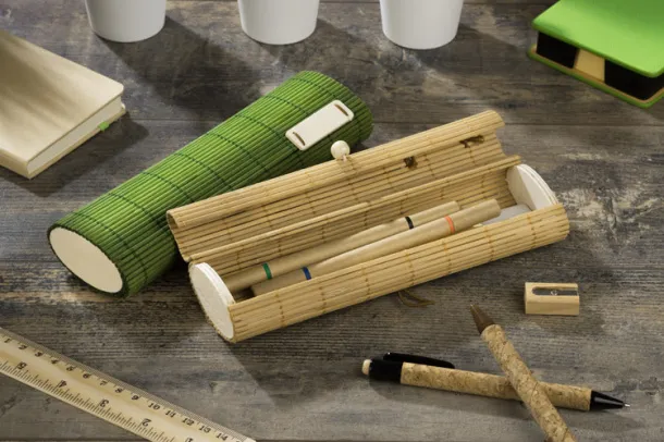 TITA Bamboo pencil case Svijetlo zelena