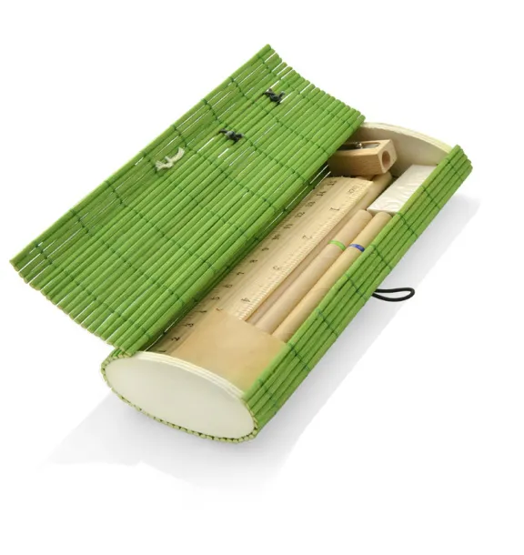 TITA Bamboo pencil case Light green