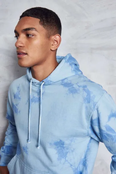  Tie-dye hoodie - Just Hoods Blue Cloud