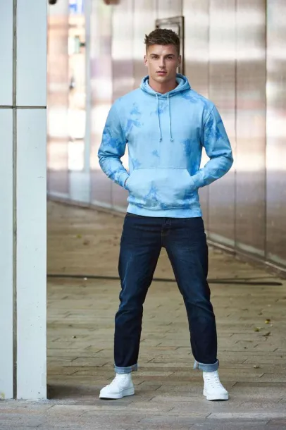  Tie-dye hoodie, 280 g/m2 - Just Hoods Blue Cloud