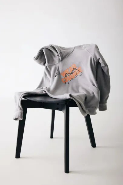  Iqoniq Trivor unisex mikroflis hoodie od recikliranog poliestera, 240 g/m² - iqoniq storm grey
