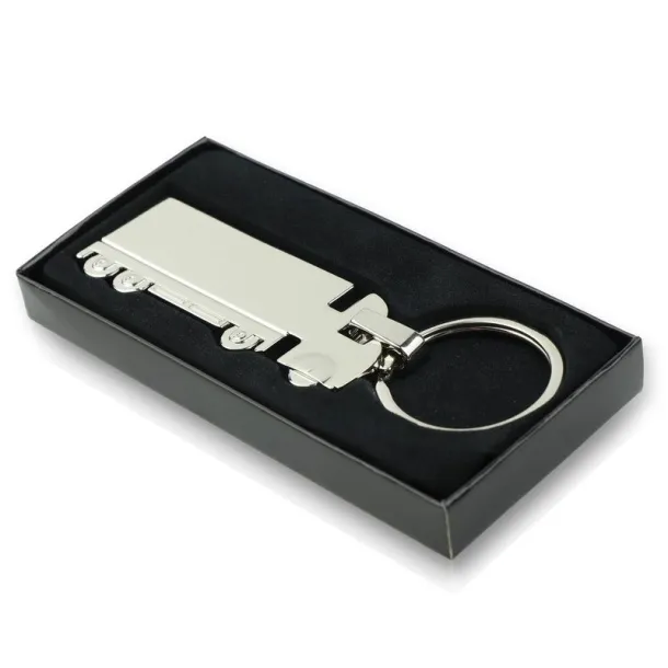  Keyring "truck" silver