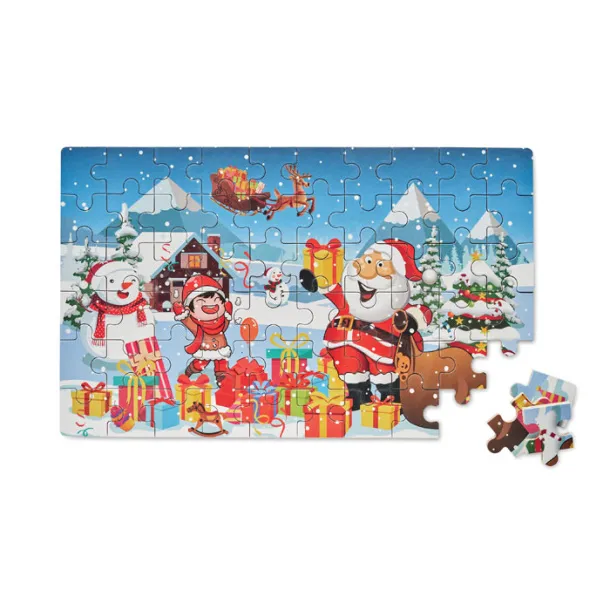 PAZURU Wooden Christmas puzzle mix colour