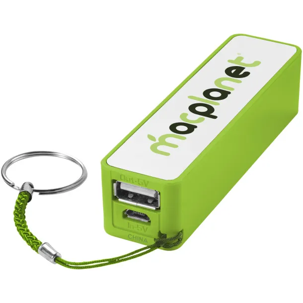 Jive 2000 mAh power bank Lime White