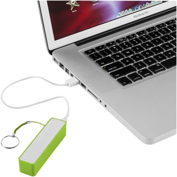 Jive 2000 mAh power bank Lime White