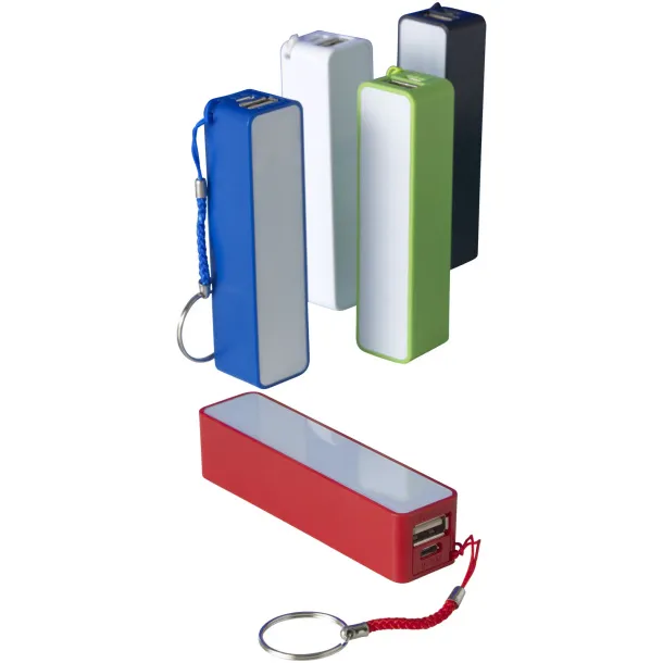 Jive 2000 mAh power bank Red White