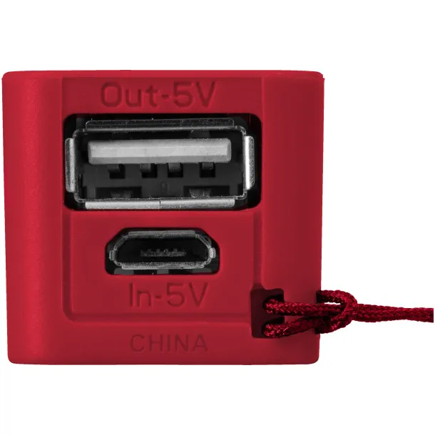Jive 2000 mAh power bank Red White