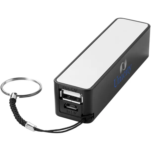 Jive 2000 mAh power bank Solid black White