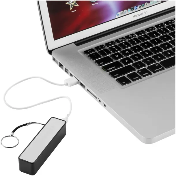 Jive 2000 mAh power bank Solid black White