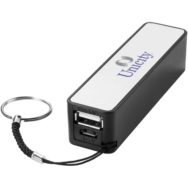 Jive 2000 mAh power bank Solid black White