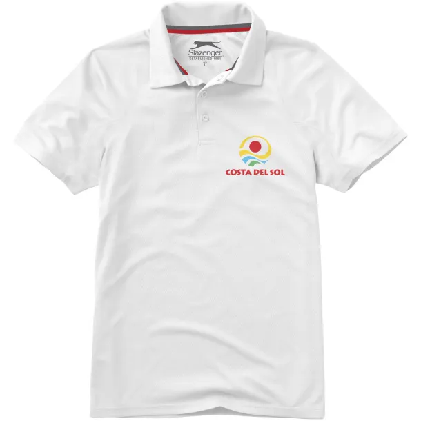 Game short sleeve men's cool fit polo - Slazenger White