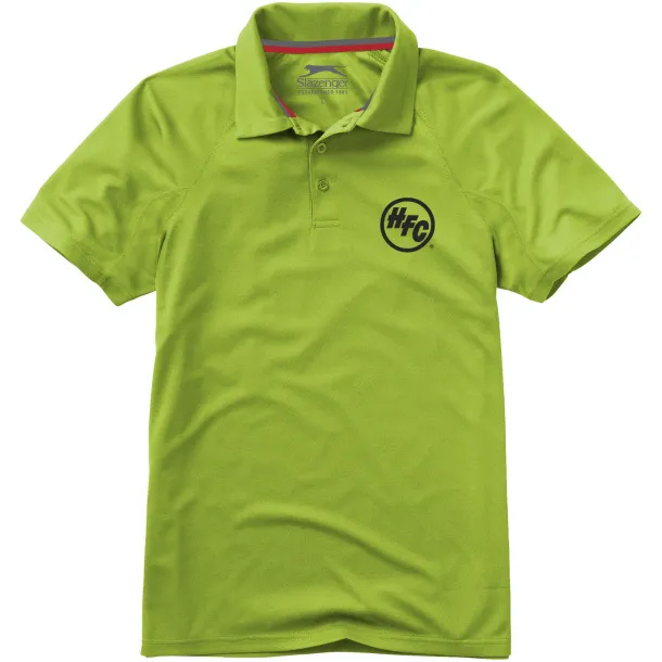 Game short sleeve men's cool fit polo - Slazenger Apple Green