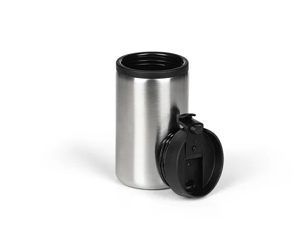 CACAO Metal travel mug Silver