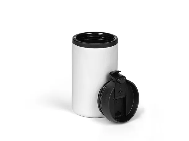 CACAO Metal travel mug White