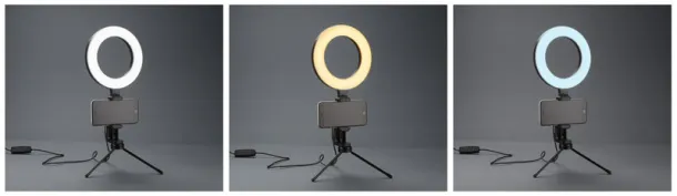 FLASH Ring lamp Black