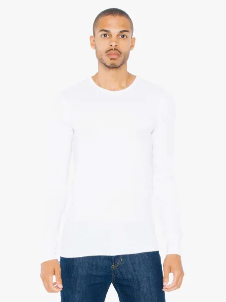  UNISEX BABY THERMAL LONG SLEEVE T-SHIRT - American Apparel White