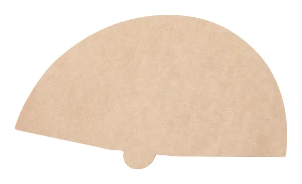 Bilsom paper hand fan Natural