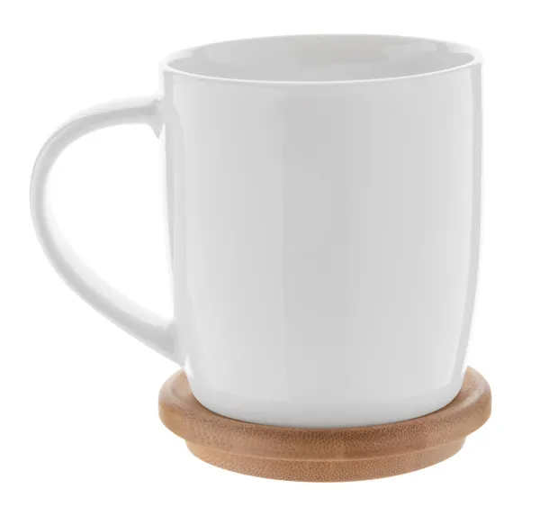 Hestia porcelain mug White