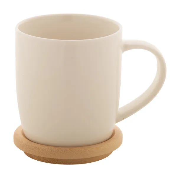 Hestia porcelain mug White