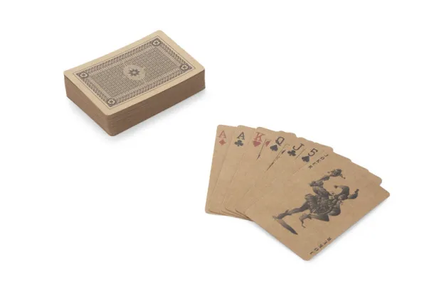 MAKAO Playing cards Smeđa