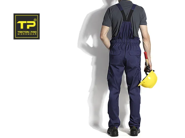 CRAFT BIB PANTS workwear bib pants - TEKTON PRO Blue