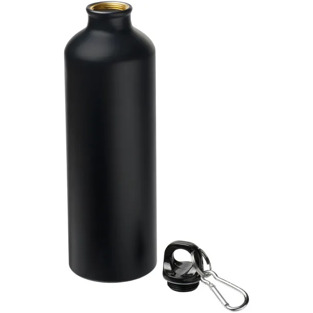 Pacific 770 ml matte sport bottle with carabiner - Unbranded Solid black