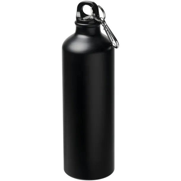 Pacific 770 ml matte sport bottle with carabiner - Unbranded Solid black