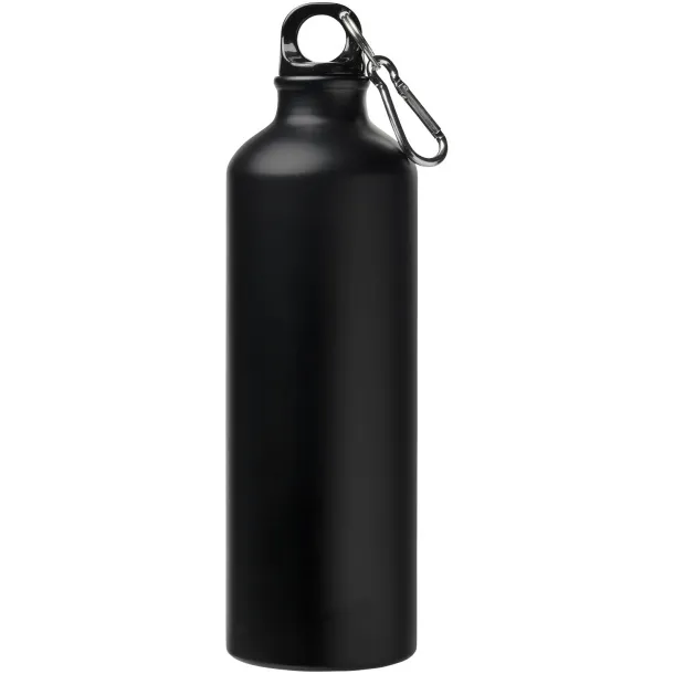 Pacific 770 ml matte sport bottle with carabiner - Unbranded Solid black