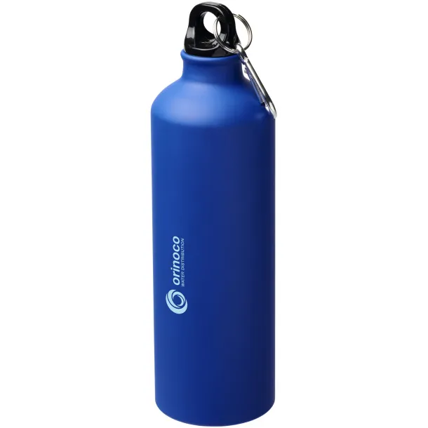 Pacific 770 ml matte sport bottle with carabiner Blue