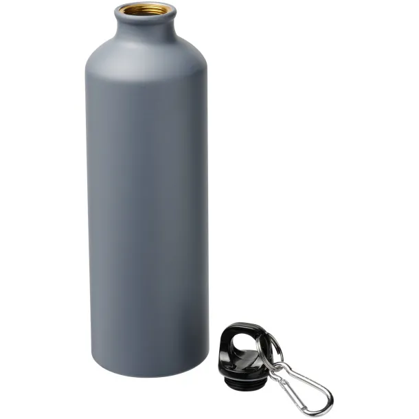 Pacific 770 ml matte sport bottle with carabiner Grey