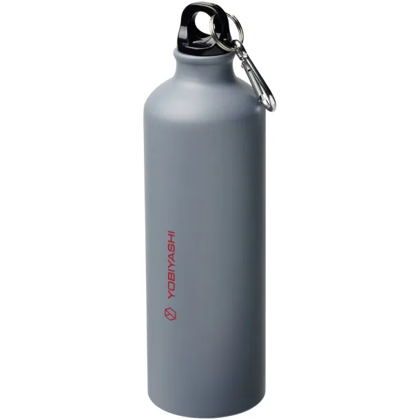 Pacific 770 ml matte sport bottle with carabiner Grey