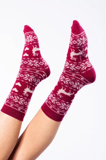  UNISEX WINTER SOCKS - Kariban Cherry Red