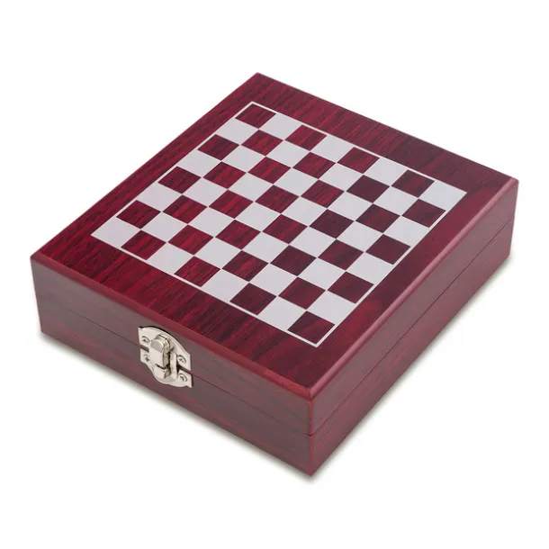 SUBLIME wine set and chess Brown