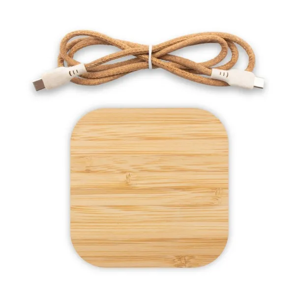 Jazzlyn Bamboo wireless charger 10W B'RIGHT wood