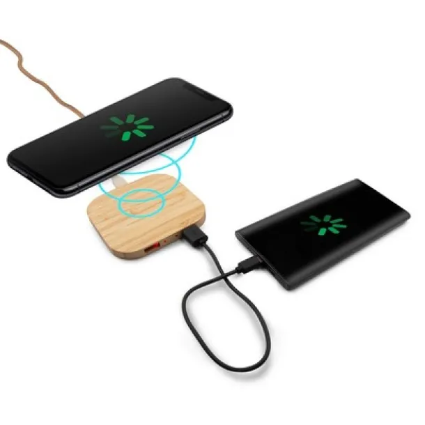 Jazzlyn Bamboo wireless charger 10W B'RIGHT wood